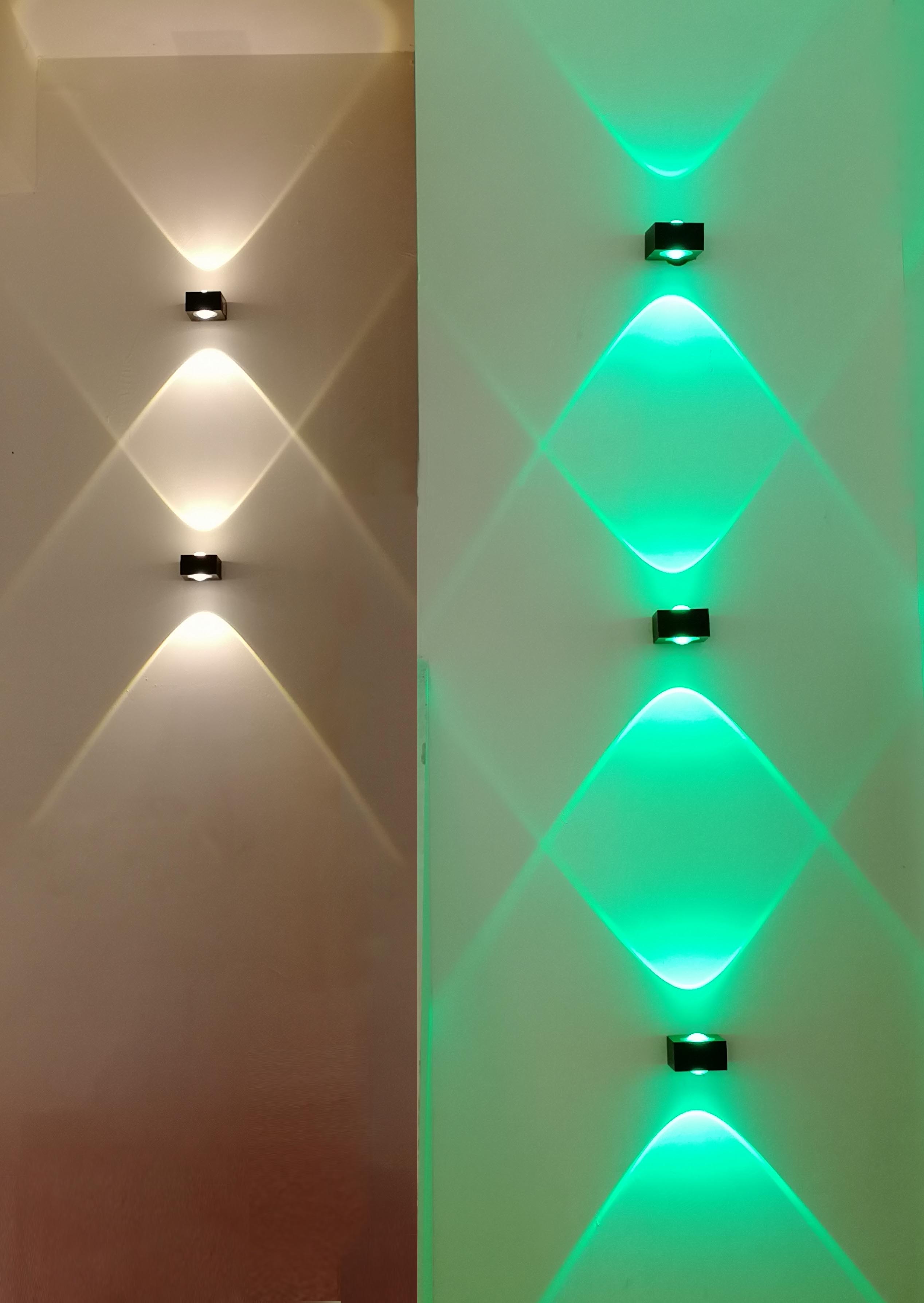 Nice Looking Light Distribution Aluminum LED Lighting Fixture with 2x3w